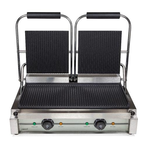 Klämgrill Dubbel Räfflad Exxent 90017