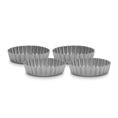 Tærteform Sæt 10cm 4stk Exxent 92085