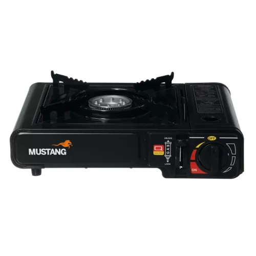 Portable Gas Stove 31x35x11cm Black Mustang
