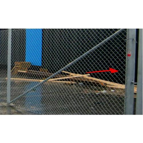 Ändstolpe Varmförzinkad 2000x50x50mm Komplett