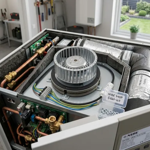 NIBE Exhaust Air AC Fan 170W For Fighter Heat Pumps