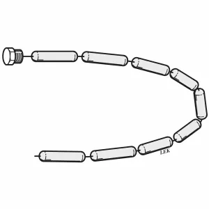 NIBE Magnesiumanod R20x870mm Kedjemodell För Compact-E