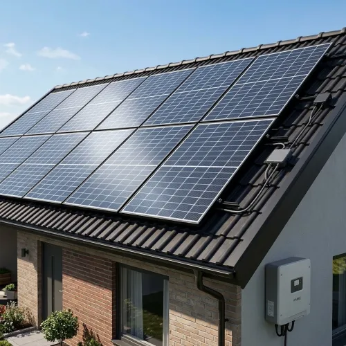 NIBE PVK 50-1 Solar Cell Package 400Wp Monocrystalline Half-Cell Panel