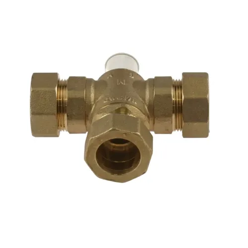 NIBE Three-Way Valve With 28mm Clamping Connection