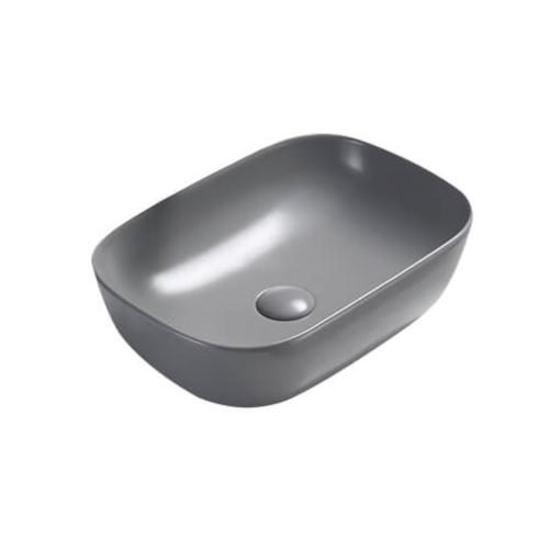 Rektangulärt Ovanpåliggande Tvättställ Matt Grå, NOURK