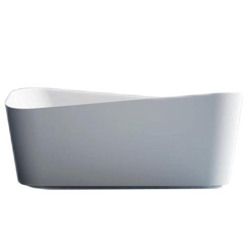 Badkar BEND Blank Vit, Nourk