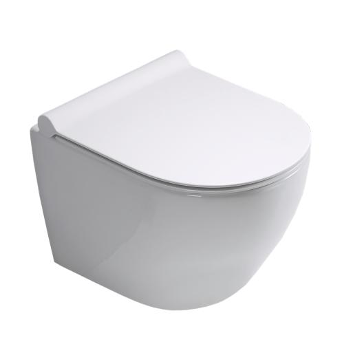 OCEANA Vägghängd Toalettstol Vit, NOURK