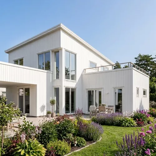 Träfasadfärg Tinova Premium Exterior+ BW Utomhus 10 Liter Vit Nordsjö