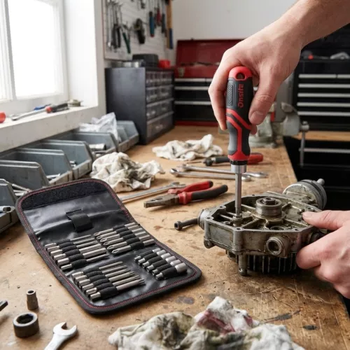 Bits And Socket Set 26 Parts With Ratchet Onsite