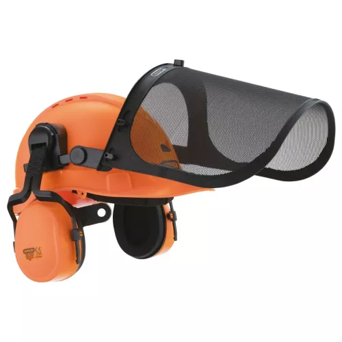 Skyddshjälm Med Visir 50-66cm Orange Oregon