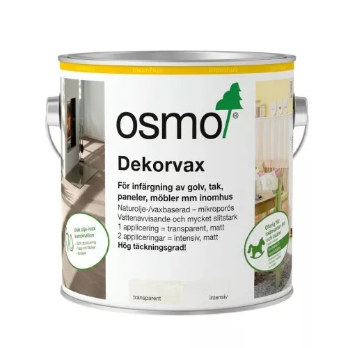 Dekorvax 3111 Transparent Vit 0,125 Liter Osmo