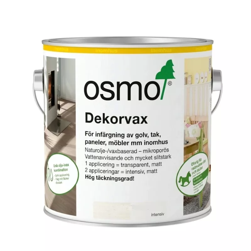 Dekorvax 3188 Snö Intensiva Kulörer 0,125 Liter Osmo