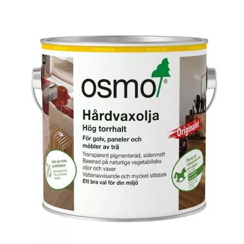 Hårdvaxolja 3062 Ofärgad Matt 0,125 Liter Osmo