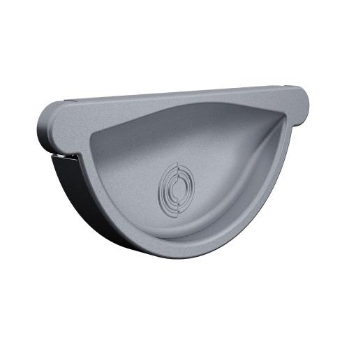 Ränngavel 125mm Mörkgrå Lindab, 4852