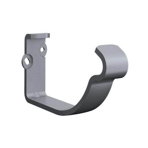 KFK Tagrende Krog Kort Fast 125mm Mørkgrå, Lindab 93608