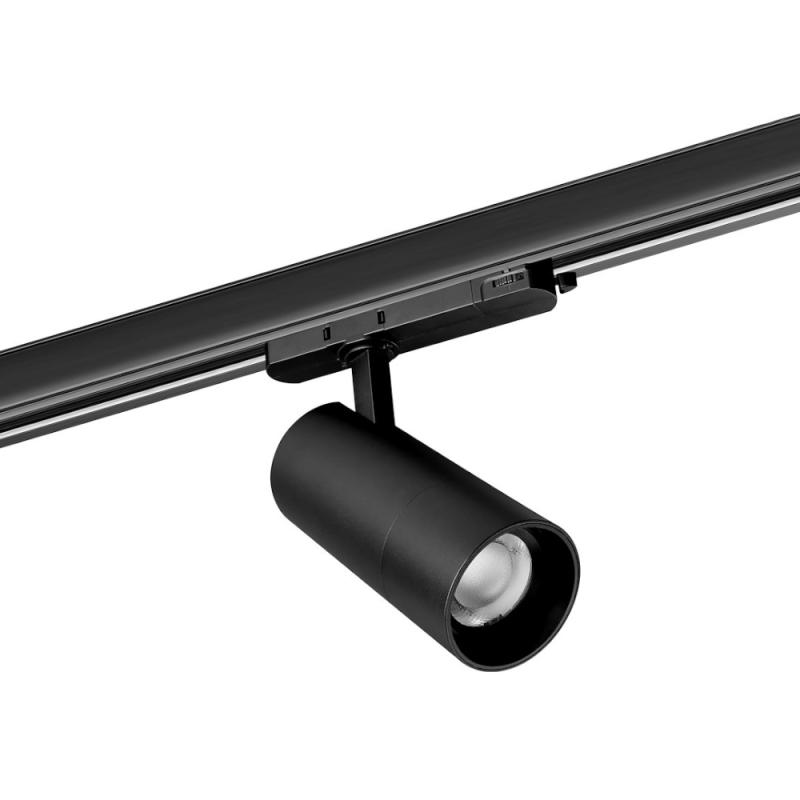 Skinnelampe M-Spot Zoom 3-Faset 12-24W 230V IP20 Sort Malmbergs 9974904