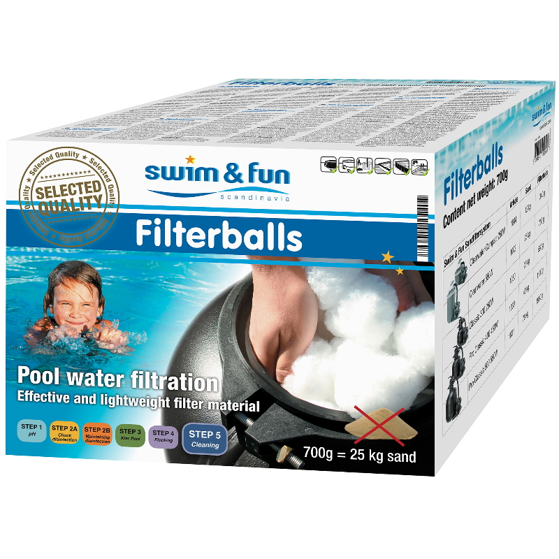 Filterballs 700 gr.