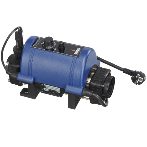 Spa-genomströmningsvärmare 1-fas 2kW