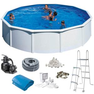 Swim & Fun Basic Pool Rund Ø550x120cm, Hvid