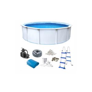 Swim & Fun Klassisk Poolrund Ø460x120cm, Vit