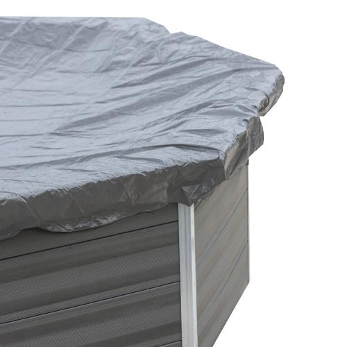 Swim & Fun Pool Cover Vinter Til Rund Pool Ø410cm, 580g/m²
