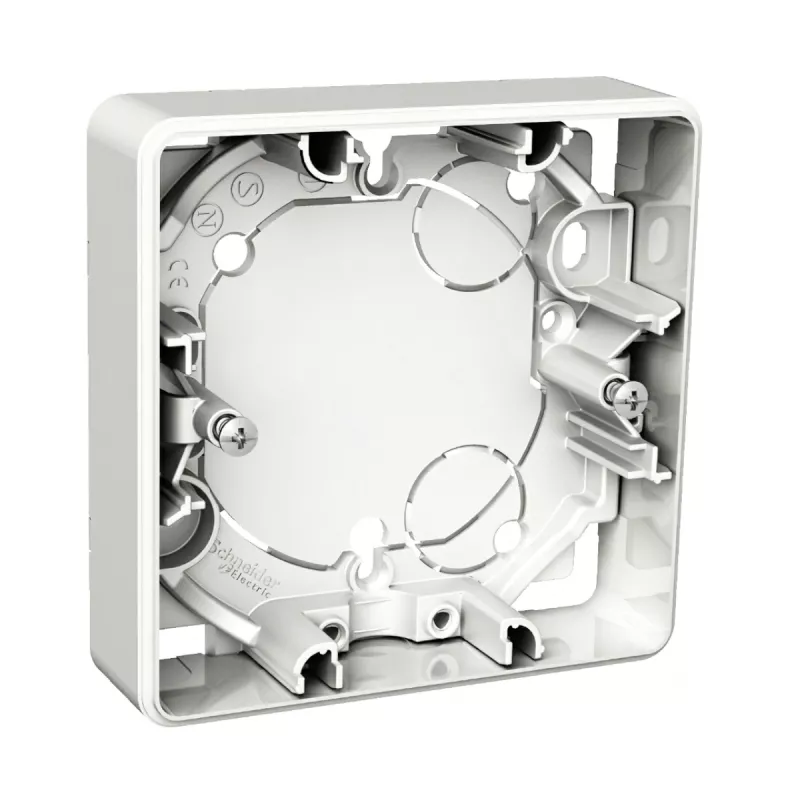 Forlængerramme Exxact 1-Fags 21mm IP21 Hvid Schneider Electric