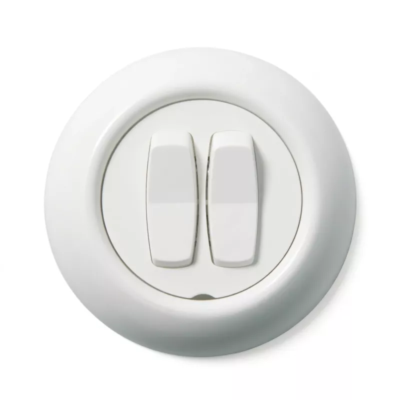 Renova Vippeafbryder Dobbelt Trin 1-Polet 16A 250VAC IP21 Hvid Schneider Electric