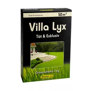 Gräsfrö Villa Lyx 1 kg Skånefrö grämatta ängsgröe rödsvingel fairway