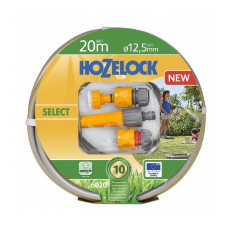 Slangesæt Vælg Med Kobling, 20m, Hozelock 35-6020-S