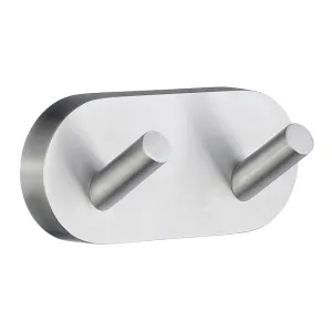Dubbelkrok Home Borstad Krom Smedbo HS356