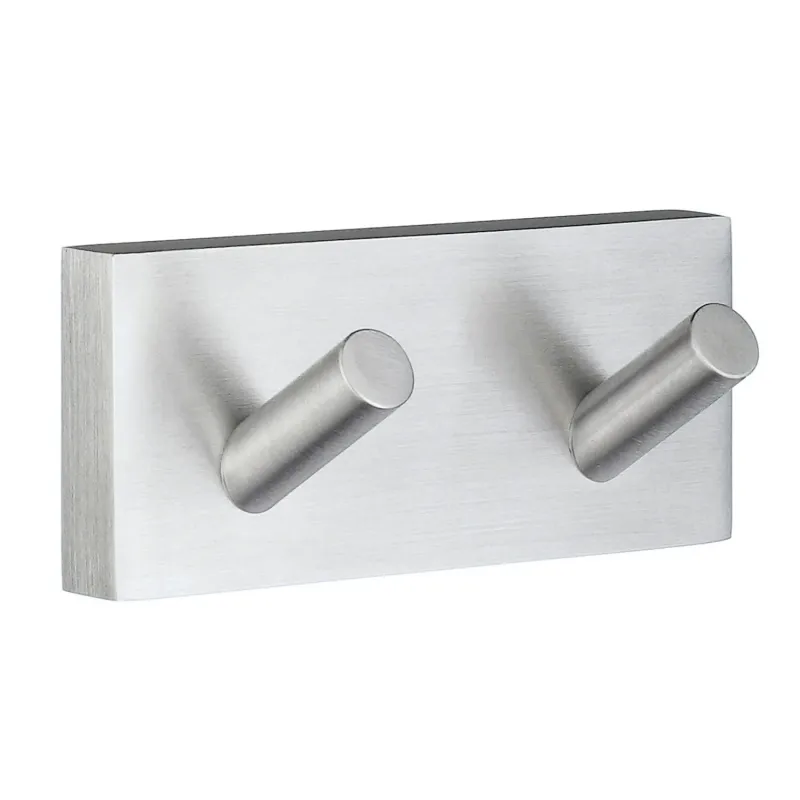 Dubbelkrok House 90mm Borstad Krom Smedbo RS356