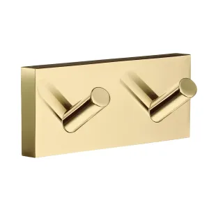 Dobbeltkrog Hus 90mm Poleret Messing Smedbo RV356