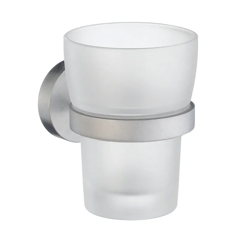 Hållare Med Tandborstglas Home Borstad Krom Smedbo HS343