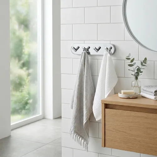 Handdukskrok Home 4-Krok Polerad Krom Smedbo HK359