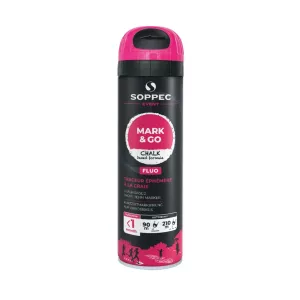 Chalk Spray Mark & ​​Go 500ml Fluo Pink Soppec