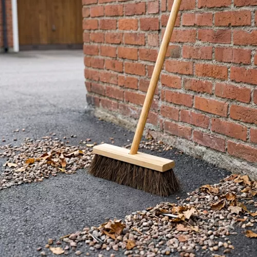 Piasava Broom Wooden Back 300mm Starks Borstfabrik