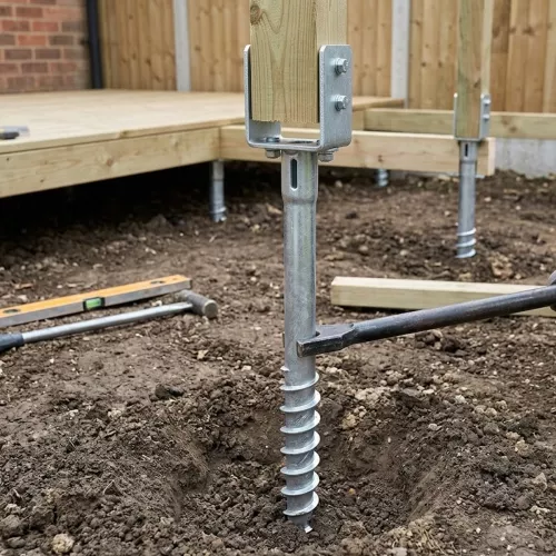 Markskruv Påbyggbar Skruvspets 65x1100mm Stavrex