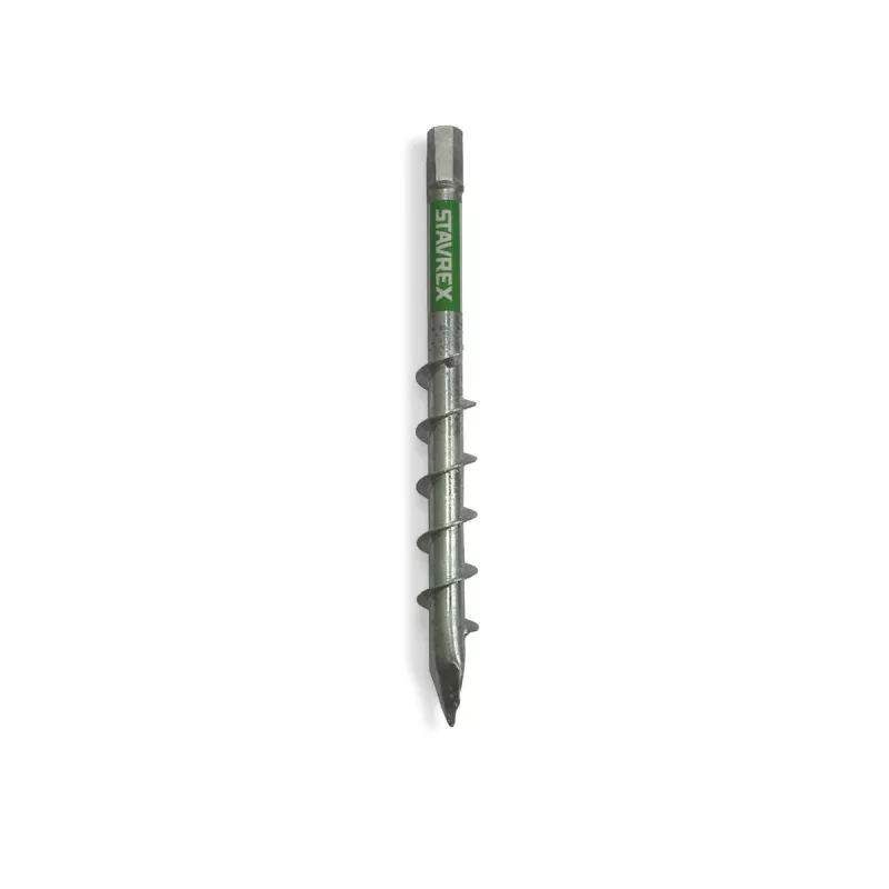 Jordskrue Monterbar Skruespids M16 25x445mm Stavrex