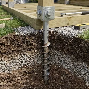 Markskruv Påbyggbar Skruvspets M16 25x700mm Stavrex