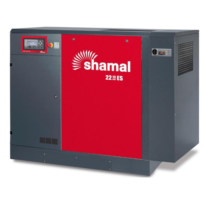 SHAMAL Skruvkompressor Storm 22-10 ES 30 hk 10 bar 3000 l/min