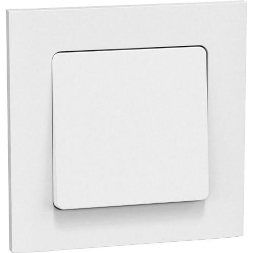 Strömbrytare, infälld, Connect 2 Home,1-POL Trapp,  Vit16A
