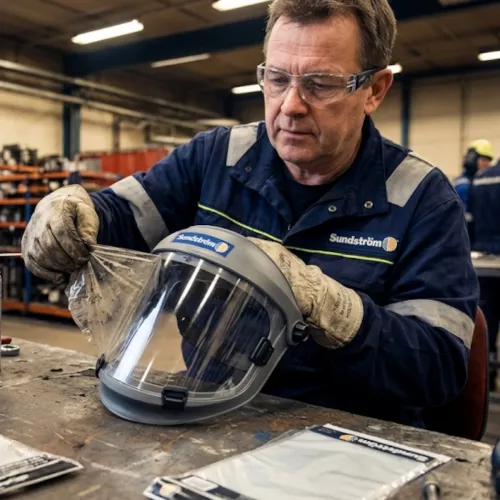 Visor Set Polycarbonate Cover For SR540 Sundström