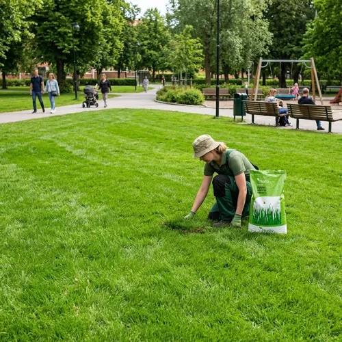 SW Horto Græsfrø Robust S 15kg - Til Offentlige Miljøer Og Slidstærke Haver