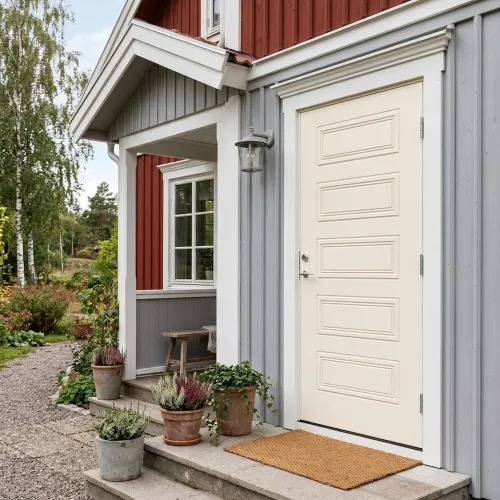 Swedoor Classic Beethoven Vit NCS S 0502-Y Ytterdörrar