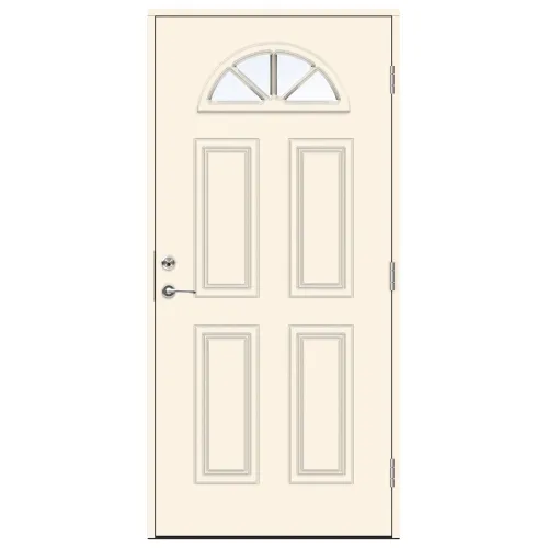 Swedoor Classic Clementi Vit NCS S 0502-Y Ytterdörrar Med Klarglas