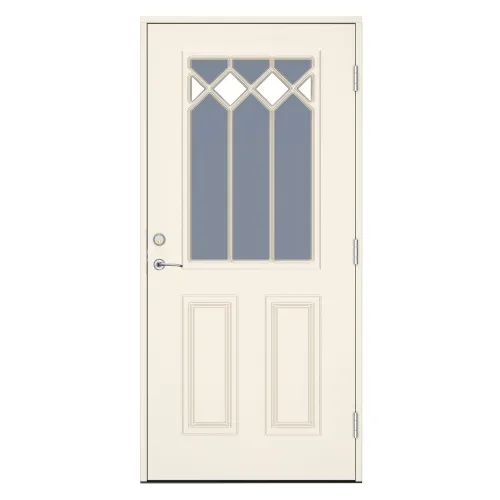 Swedoor Classic Corelli Vit NCS S 0502-Y Ytterdörrar Med Dekorglas