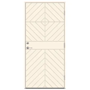 Swedoor Classic Grieg Vit NCS S 0502-Y Ytterdörrar