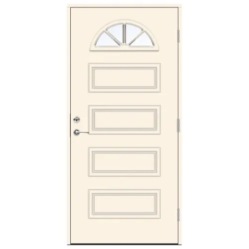 Swedoor Classic Händel Vit NCS S 0502-Y Ytterdörrar Med Klarglas