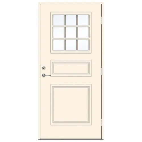 Swedoor Classic Ives Vit NCS S 0502-Y Ytterdörrar Med Klarglas