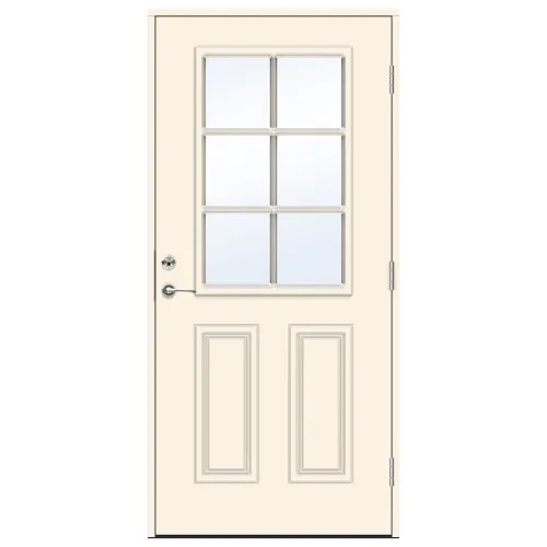 Swedoor Classic Monteverdi Vit NCS S 0502-Y Ytterdörrar Med Klarglas